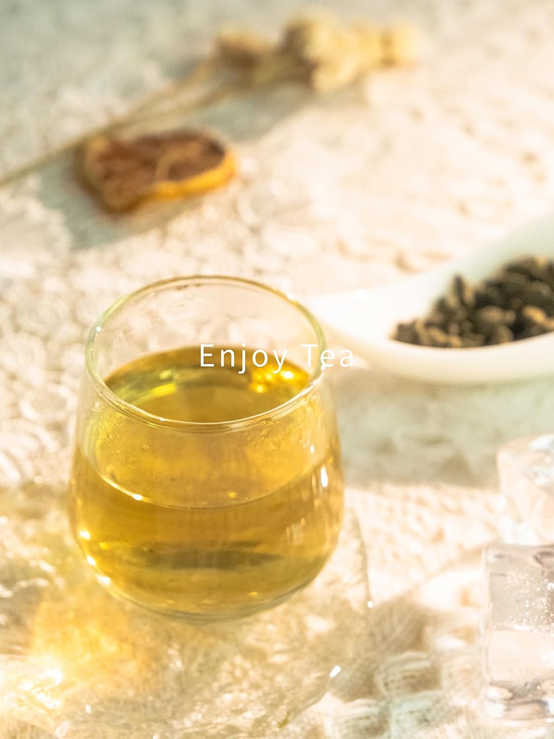 TeeLux Ginseng Oolong Tea, Loose Leaf Oolong Tea with Ginseng, 8.8oz