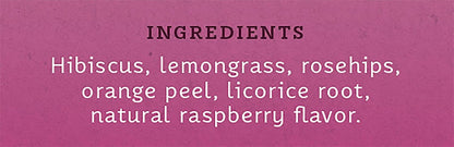 STASH Wild Raspberry Hibiscus Herbal Tea, 100 Bags Bulk Pack, Caffeine Free