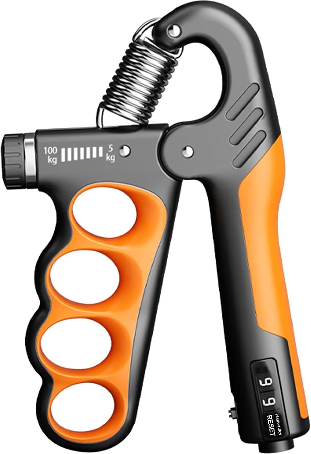 Grip Strength Trainer Forearm Strengthener, 11-220 lbs Adjustable Resistance, Automatic Counting, Ergonomic Design, Ideal Device for Grip Strengthening, Arthritis Relief, Hand Physical Therapy & Rehab