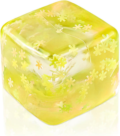 2Pcs Stress Balls for Adults, Stress Cube Fidget Toys, Enhanced Grip Strength Squeeze Toys, Valentines, Easter, Party Favors, Square Shape Stress Cube Stress Relief Toys for Adult