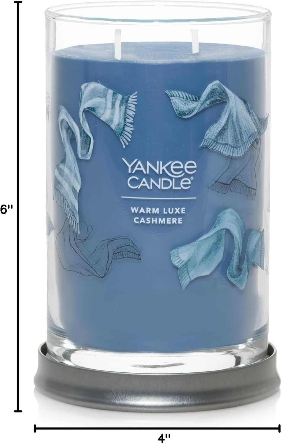 Yankee Candle Sage & Citrus, Scented Candle, 14.5oz 3-Wick Candle Jar with up to 40 Hours Burn Time, Giftable