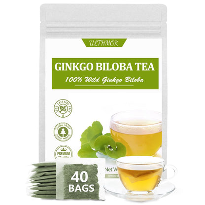 Premium Lemon Balm Leaf Tea, 50 Bags. Made with 100% Natural Lemon Balm Leaves, No Additive & Caffeine Free, Promotes Relaxation & Support Digestion.