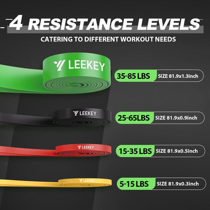 Resistance Bands for Pull Up Assist, Stretch Bands & Exercise Workout Set