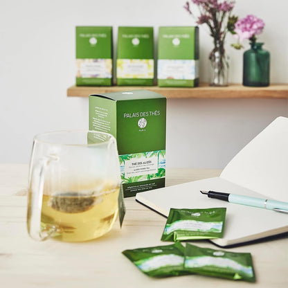 Palais des Thés - Alizes Winds Iced Tea - Green Tea - 4 XL Cotton Tea Bags