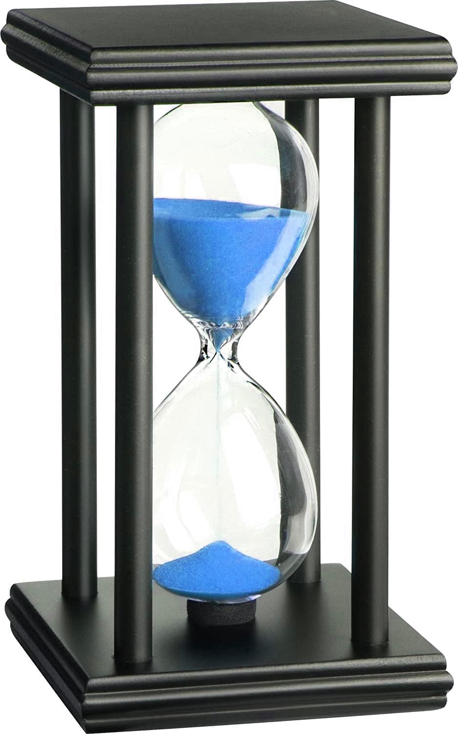 hourglas Sand Timer 30/60 Minutes Desktop Decorations Reloj de Arena ampulheta Sandglass (Black Sand,5.5 * 3.2 * 3.2inch,30min)