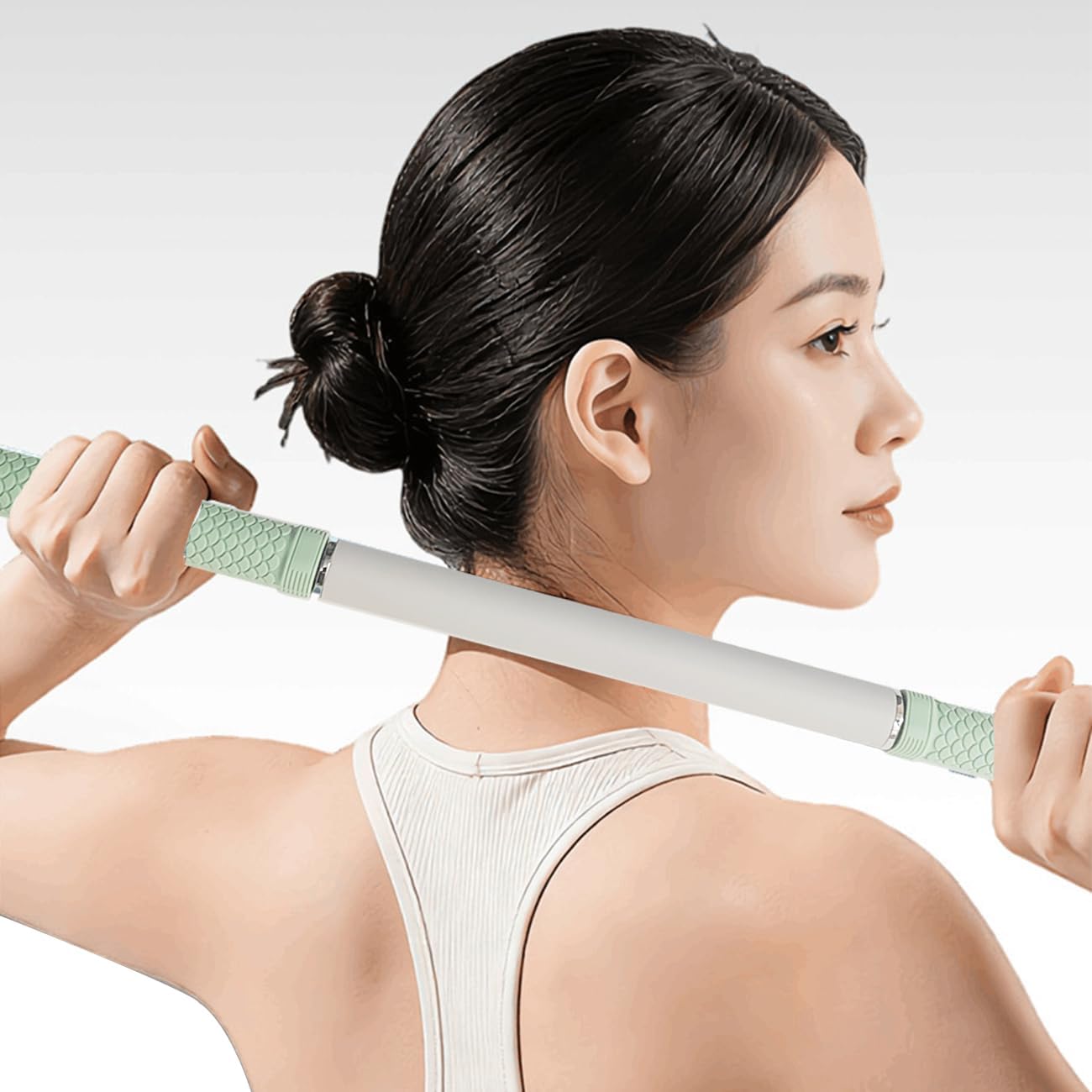 Muscle Roller Stick - Massage Roller for Myofascial Release & Deep Tissue Massage for Legs, Back, Shoulders - Relieve Soreness & Improve Recovery Baby Blue