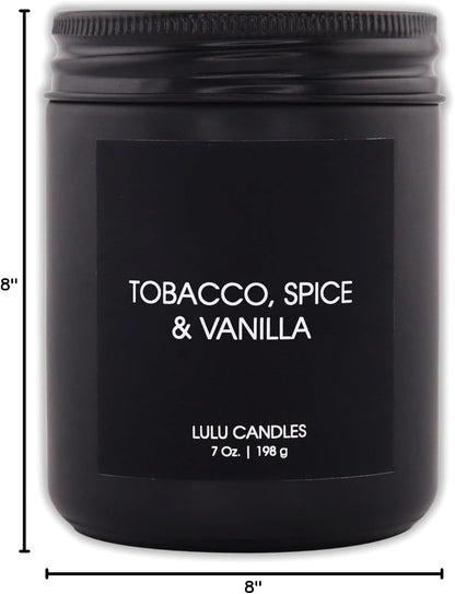 Lulu Candles | Jasmine, Oud & Sandalwood | Luxury Scented Soy Jar Candle | Hand Poured in The USA | Highly Scented & Long Lasting (9 Oz.)