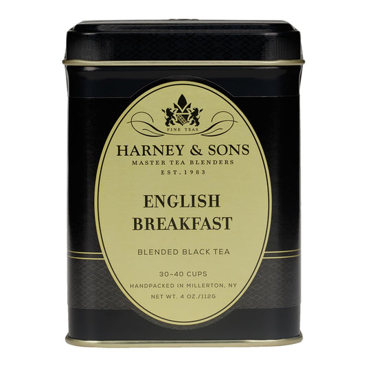 Harney & Sons English Breakfast Loose Leaf Black Tea Tin, 4 oz