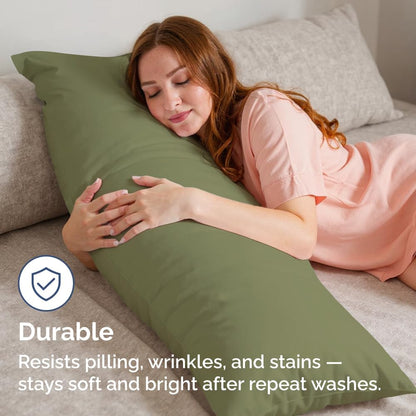 Standard Pillow Cases Set of 10 - Ultra Soft Hotel Quality Pillowcase Covers - Comfy, Cozy & Wrinkle Free - Shrink, Stain and Fade Resistant - Machine Washable Pillow Protectors - 10 Pcs Set - White - Colors A