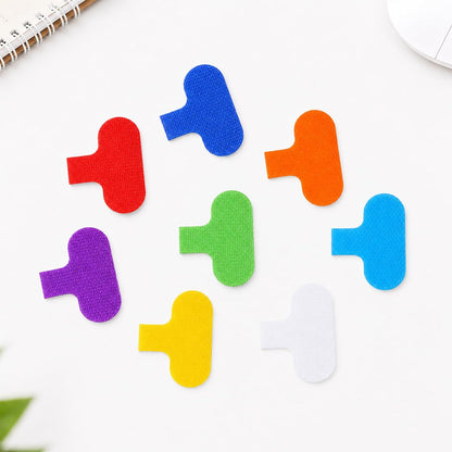 32 Pcs Cable Labels Multi-Color Write On Cord Wire Label
