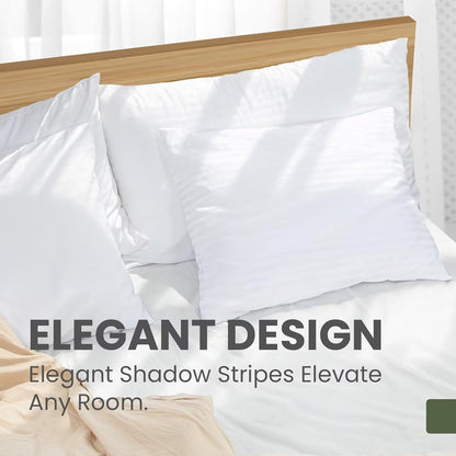 Standard Zippered Pillow Protectors, Oeko-TEX, 20 x 26, 4 Pack