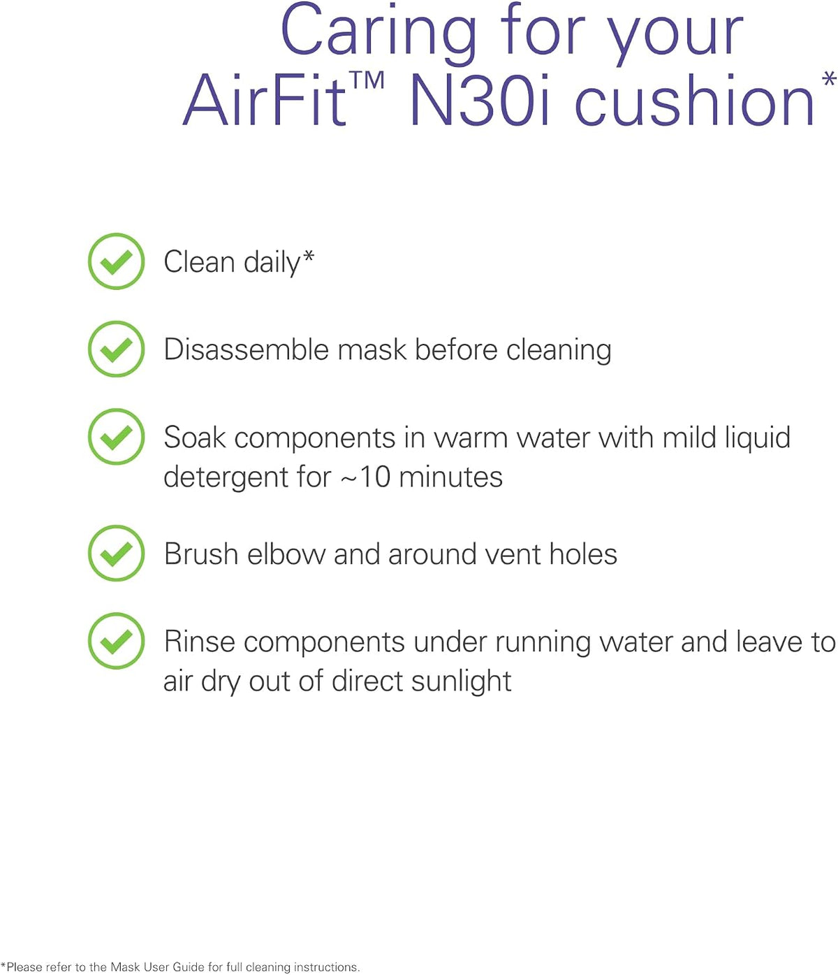 ResMed AirFit N30i Cushion Replacemen, Medium