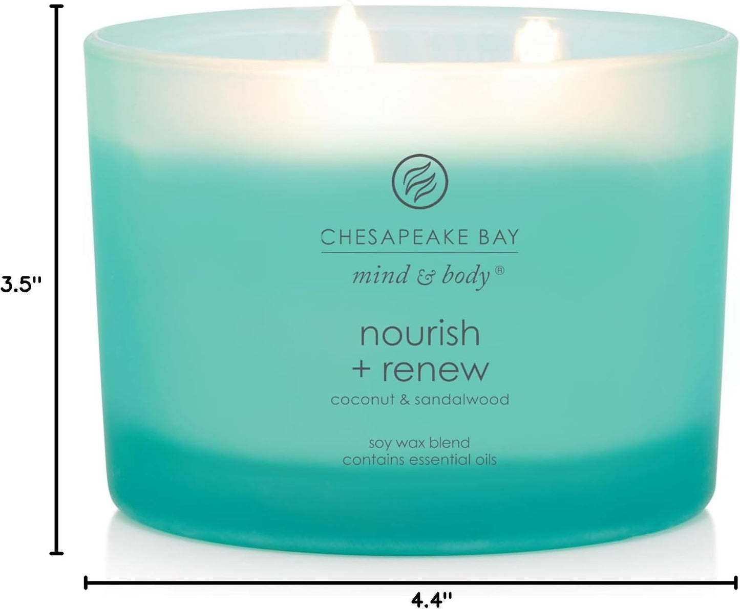 Chesapeake Bay Candle Scented Candle Serenity + Calm (Lavender Thyme) Coffee Table Home Décor