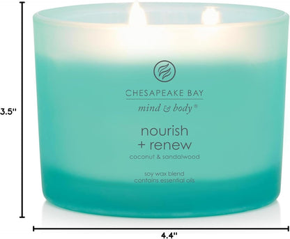 Chesapeake Bay Candle Scented Candle Serenity + Calm (Lavender Thyme) Coffee Table Home Décor