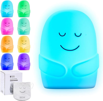 Special Supplies Mindfulness Guided Breathing Exercises, Nightlight Mode, Guided Daily Visual Relaxation and Restful Sleep for Kids or Adults, Color Changing Nightlight