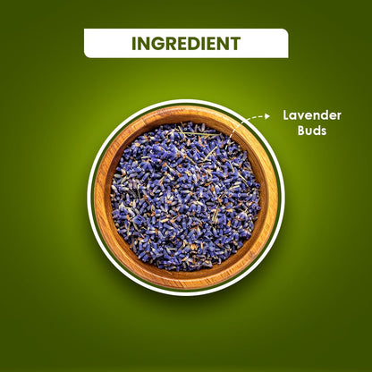 BLUE TEA - Lavender Tea - 1.05 Oz (30+ Cups) Loose | Relaxation & Stress Relief | Calming Tea | Caffeine Free - Herbal Tea - Flower Based - Natural - Non-Bitter | Reusable Pet Jar