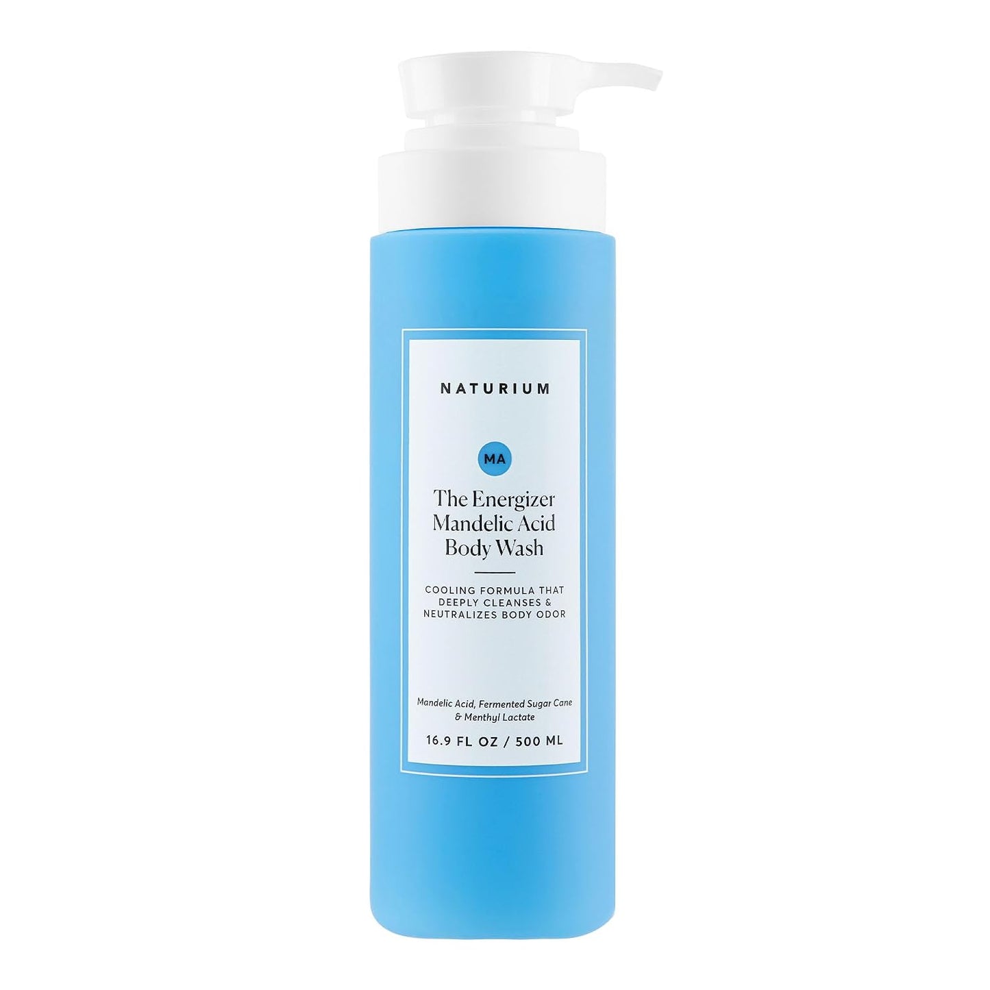 Naturium The Smoother Glycolic Acid Exfoliating Body Wash, Soft & Smoothing Cleanser, 16.9 oz