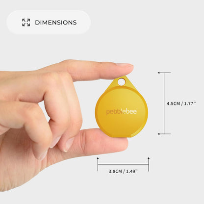 Pebblebee Clip 5 Bluetooth Tracker Tag for Keys & Bags, 130dB Siren