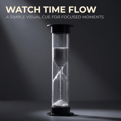2Pcs New Mini Hourglass Sand Timer - 1 Minute (60 Seconds) Sandglass Clock | Compact Sand Timer for Games, Workouts & Time Management | Portable Timekeeping Tool