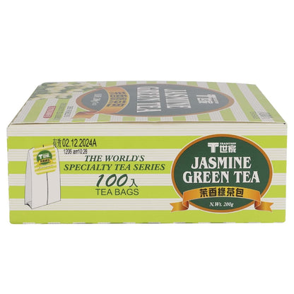 T TRADITION Jasmine Green Tea Bag 100 Packs