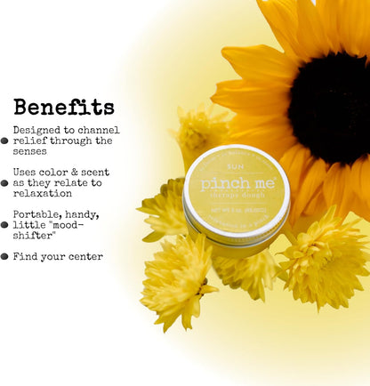 Pinch Me Therapy Dough - Holistic Aromatherapy Stress Relieving Putty - 10 Ounce Spa Scent