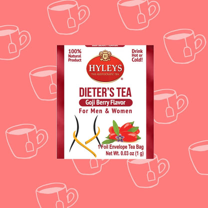 Hyleys Dandelion Root & Green Tea with Milk Thistle and Licorice Root - Herbal Detox Blend - 25 Tea Bags