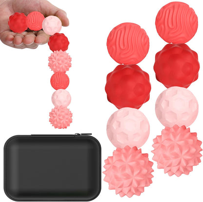 BUSOHA Silicone Magnetic Fidget Balls - 4 Pack Fidget Toys for Adult