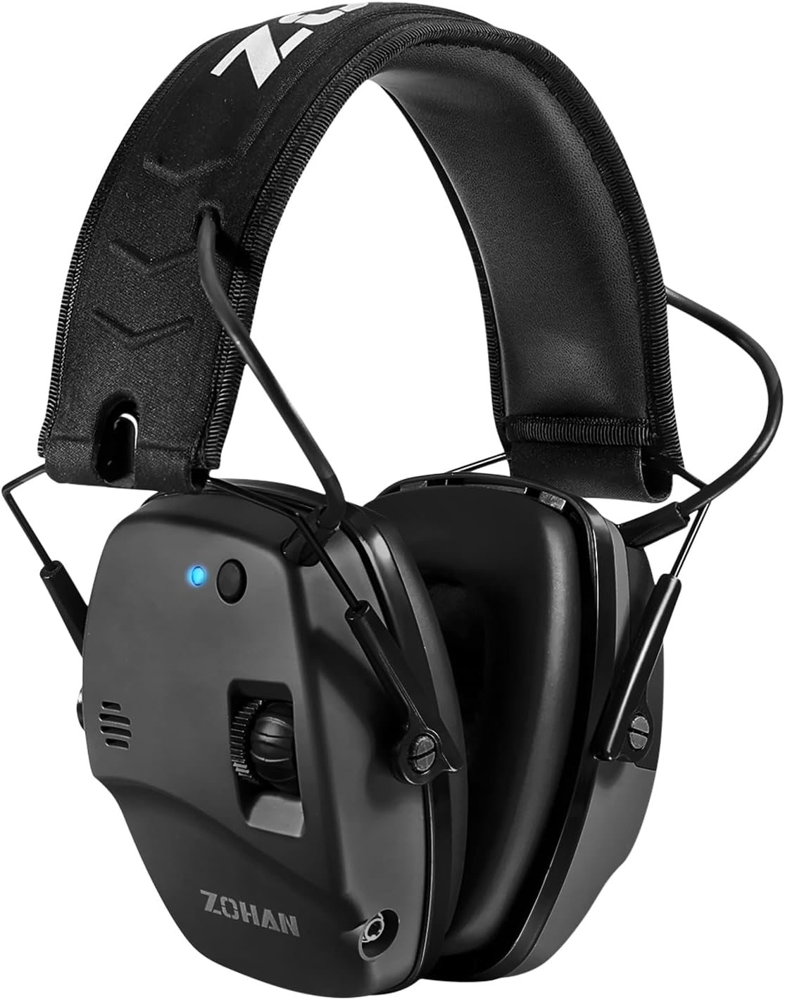 ZOHAN 035 Bluetooth 6.0 Shooting Ear Protection Earmuff, Active Noise Canceling, Hearing Protection with Sound Amplification (Green Bluetooth)