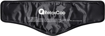 RelaxCoo Neck Ice Pack Wrap, Reusable Gel Ice Pack for Neck Shoulders, Cold Compress Therapy for Pain Relief, Injuries, Swelling, Bruises, Sprains, Inflammation and Cervical Surgery Recovery
