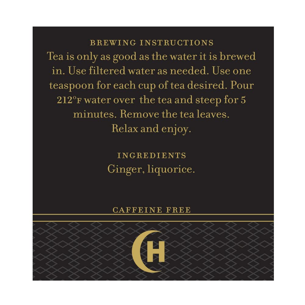 Harney & Sons Ginger Liquorice Herbal Tea Loose Leaf Tin, 4 oz