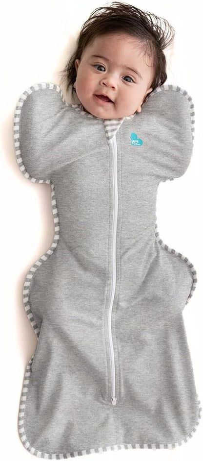 Love to Dream Swaddle UP, Baby Sleep Sack, Self-Soothing Swaddles for Newborns, Get Longer Sleep, Secure Fit Helps Calm Startle Reflex, New Born Essentials for Baby, 1.0 TOG, 13-19 lbs, Deep Olive
