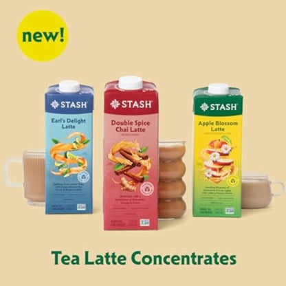 STASH Double Spice Chai Latte - Dairy Free Plant Based Tea Concentrate - Caffeinated - 32 fl oz, 5 Servings