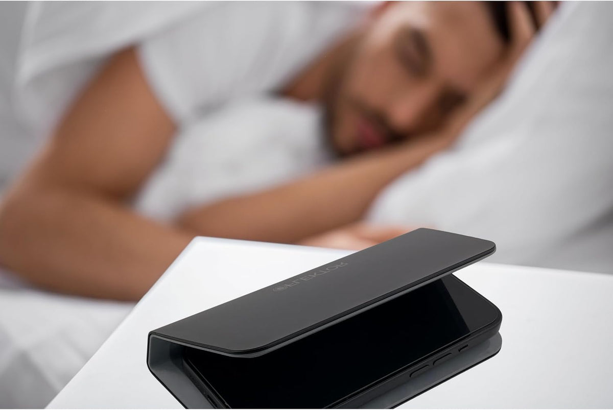 Cell Phone Sleep Shield - Directional EMF Faraday Cage for Cell Phones (Black)