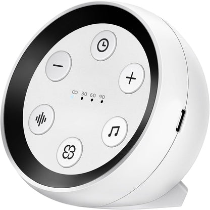 Sound Machine Baby Patter for Sleeping Cute White Noise Machine for Baby Kids Adults with 32 Soothing Sounds 32 Volume Levels Brown Noise Machine with 4 Timer Memory Funtion for Travel Office Privacy