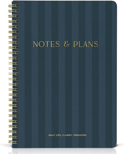 Beautiful Daily Planner And Notebook With Hourly Schedule - Aesthetic Spiral To do List Notepad to Easily Organize Your Tasks And Appointments - Stylish Book And School Or Office Supplies For Women