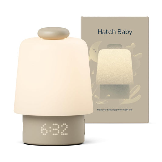 Hatch Baby Sound Machine, Night Light | Hatch Baby | Sleep Support | Registry Essential, Routine Builder, Time-to-Rise Alarm Clock, White Noise, Nursery Stories, Toddler Kids (Wi-Fi) (Putty)