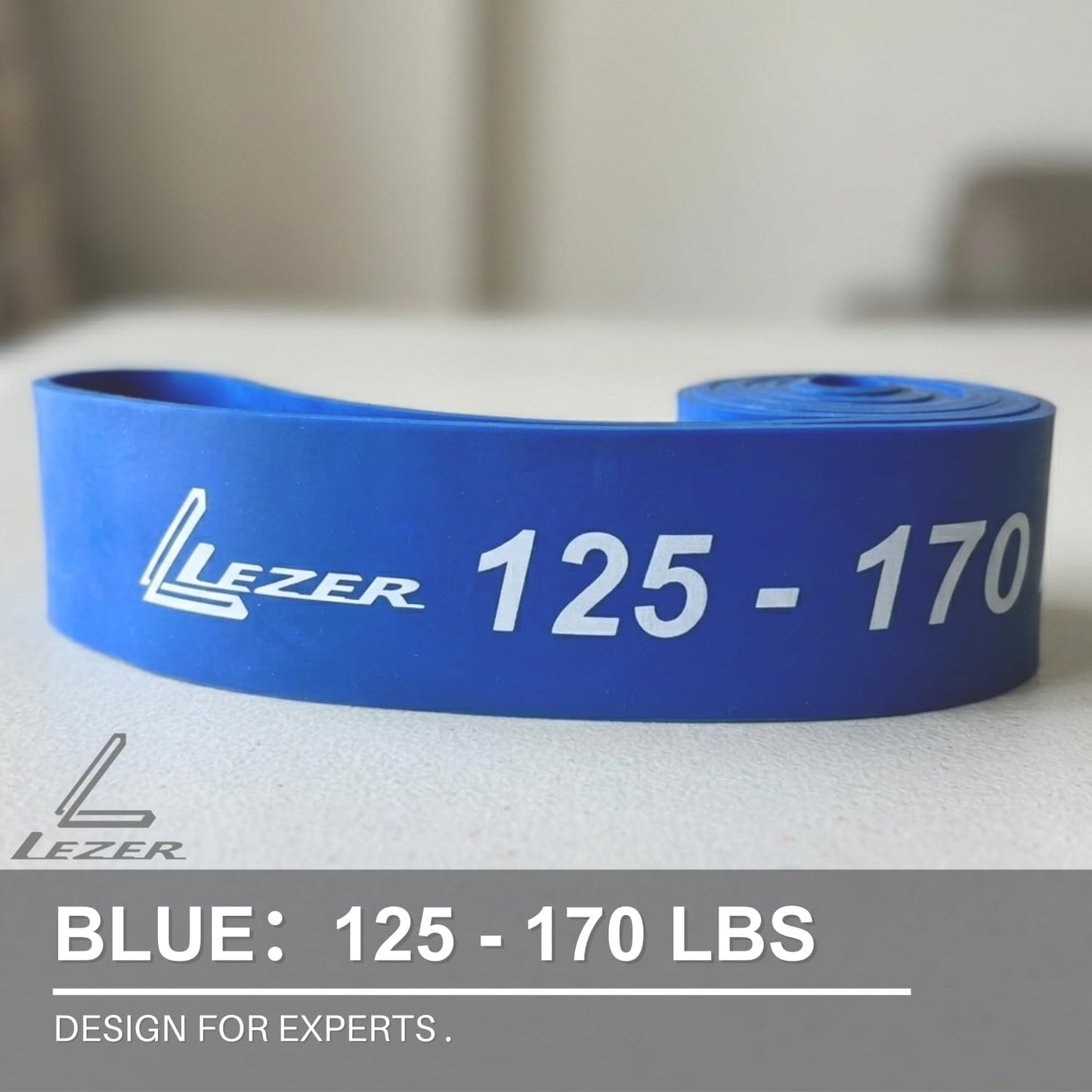 LEZER Resistance Bands - Pull Up Bands for Home Gym Fitness, Stretching, Physical Therapy & Training - Includes Instruction