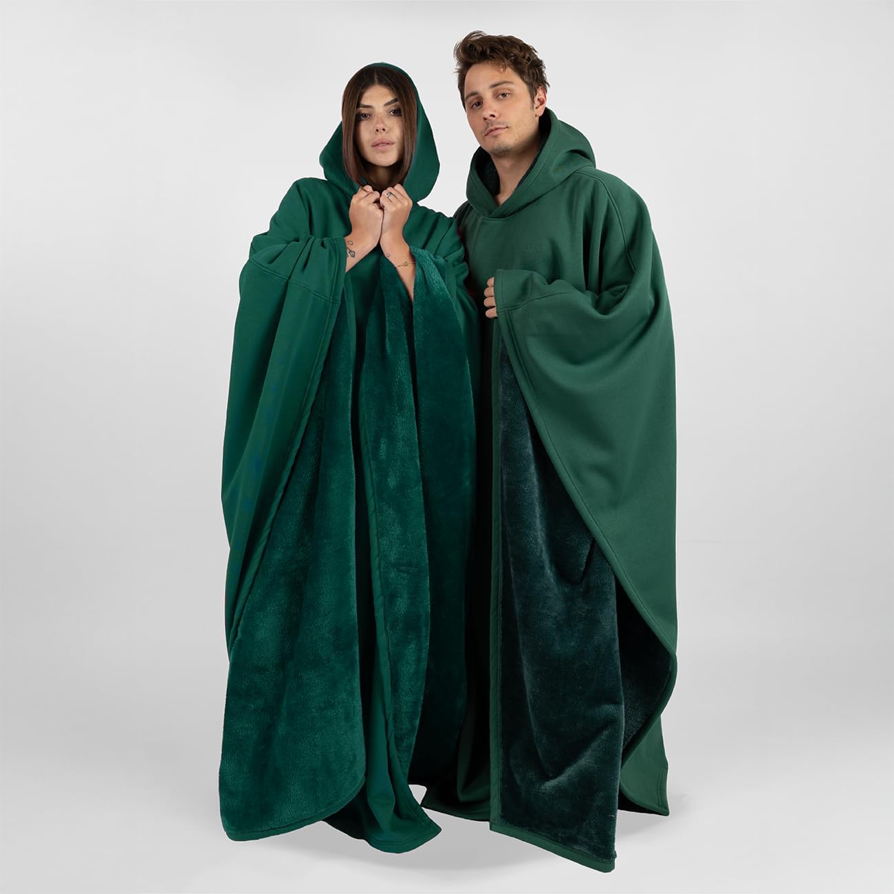 FREE THE SHEEP Eden Hoodie – Oversized Weighted Hoodie Cloak with Ultra-Soft Faux Fur Liner