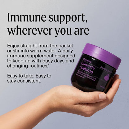 Manukora Immunity + Defense, Elderberry & Echinacea, Raw Manuka Honey, 225g