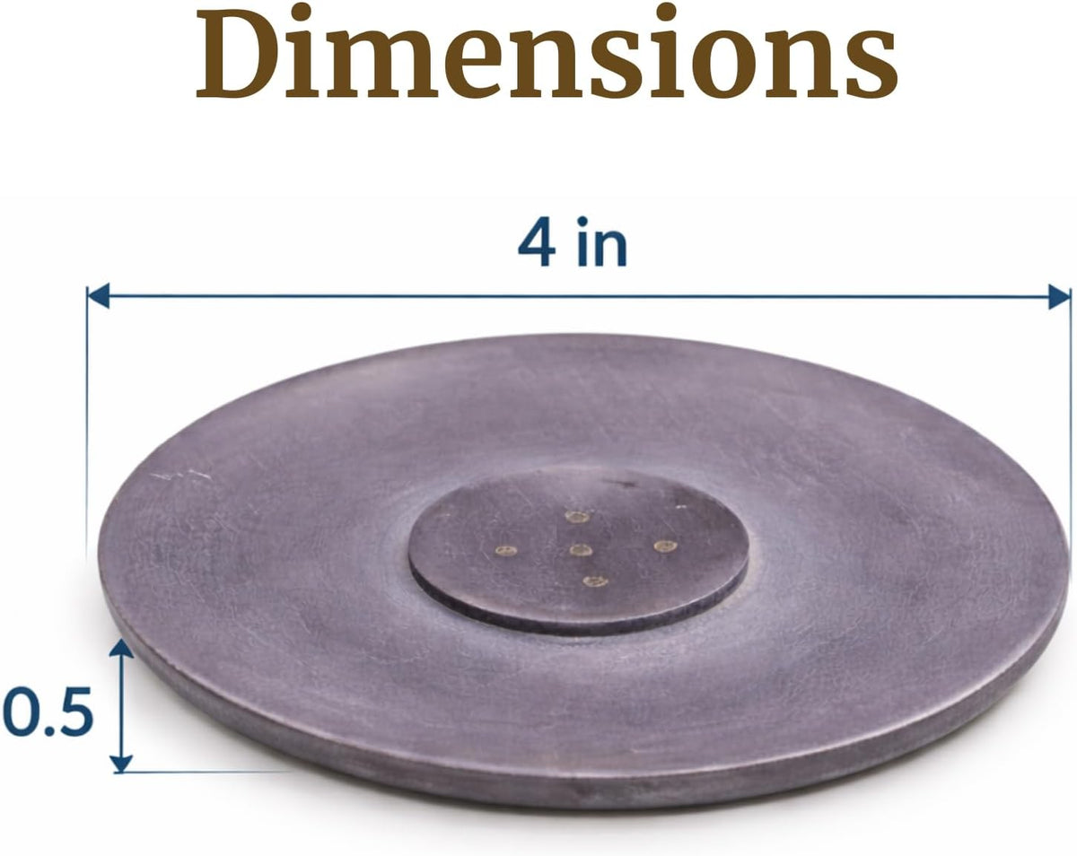 Handmade Natural Grey Marble Incense Stick Holder