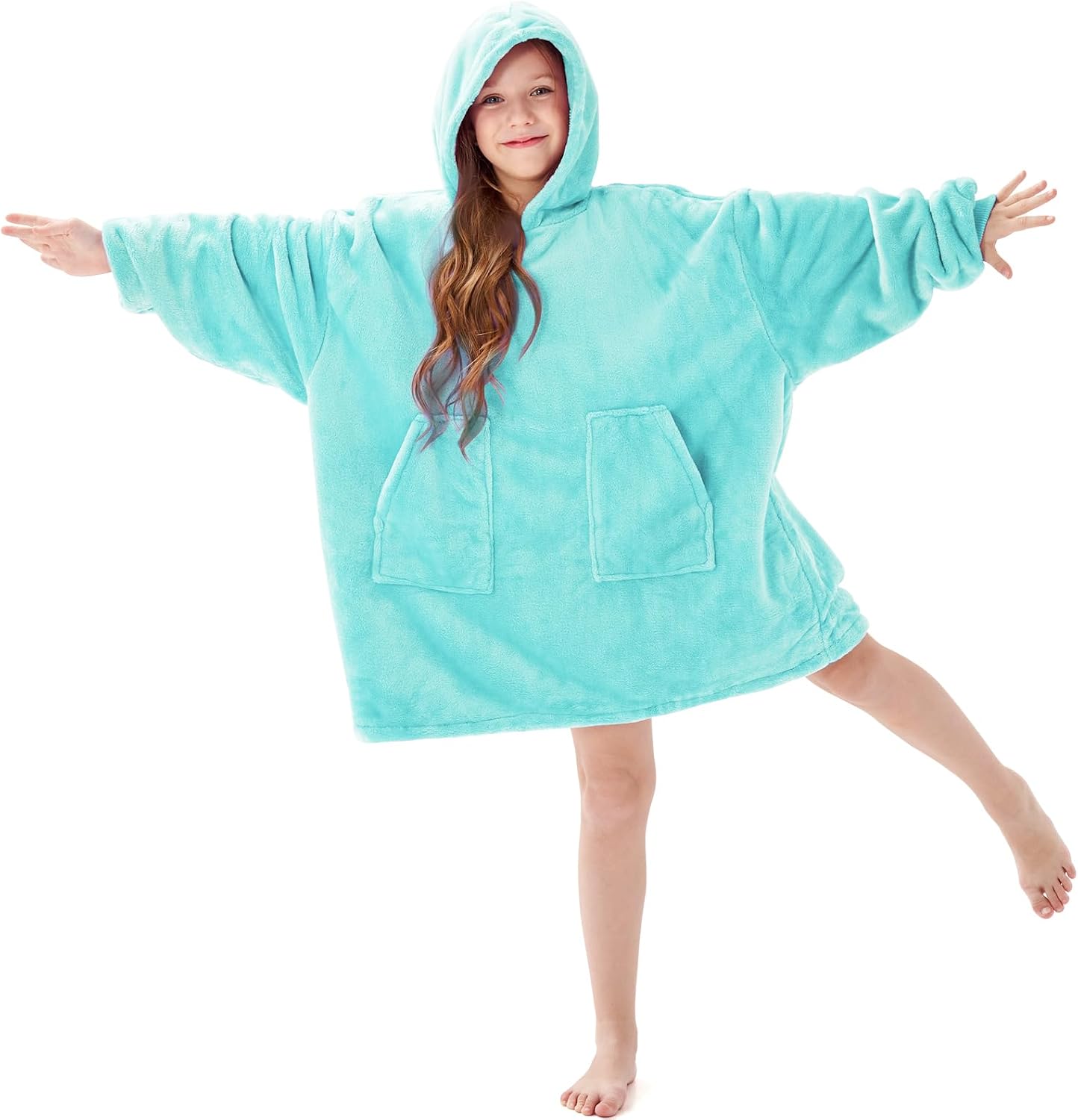 Aemicion Strawberry Blanket Hoodie,Oversized Sherpa Wearable Hooded Blanket,Warm Cozy Sweatshirt Gifts for Women Girls Adult