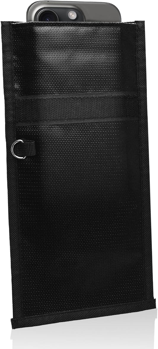 Ykimok Faraday Bag for Phones, Signal Blocker Case with RFID Blocking, Blocks WiFi Bluetooth GPS NFC for Privacy Protection