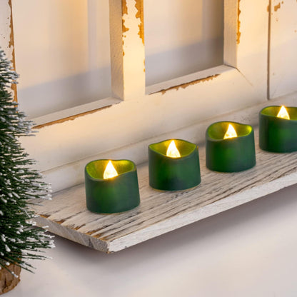 Homemory 24-Pack Flameless LED Tea Lights Candles Battery Operated, 200+Hour Fake Electric Candles TeaLights for Votive, Aniversary, Wedding Centerpiece Table Decor, Funeral, Halloween, Christmas