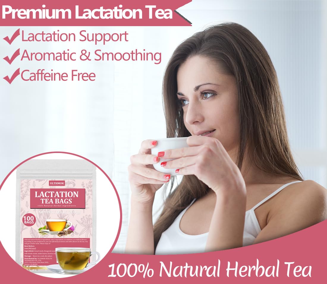 Premium Lemon Balm Leaf Tea, 50 Bags. Made with 100% Natural Lemon Balm Leaves, No Additive & Caffeine Free, Promotes Relaxation & Support Digestion.