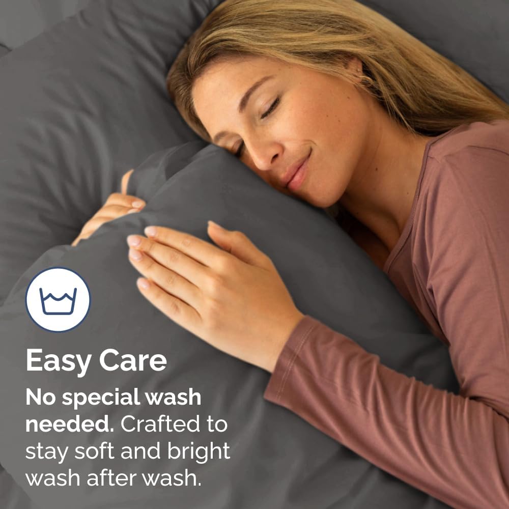 Standard Pillow Cases Set of 10 - Ultra Soft Hotel Quality Pillowcase Covers - Comfy, Cozy & Wrinkle Free - Shrink, Stain and Fade Resistant - Machine Washable Pillow Protectors - 10 Pcs Set - White - Colors A