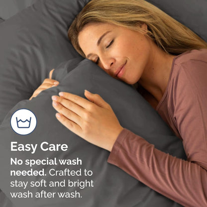 Standard Pillow Cases Set of 10 - Ultra Soft Hotel Quality Pillowcase Covers - Comfy, Cozy & Wrinkle Free - Shrink, Stain and Fade Resistant - Machine Washable Pillow Protectors - 10 Pcs Set - White - Colors A