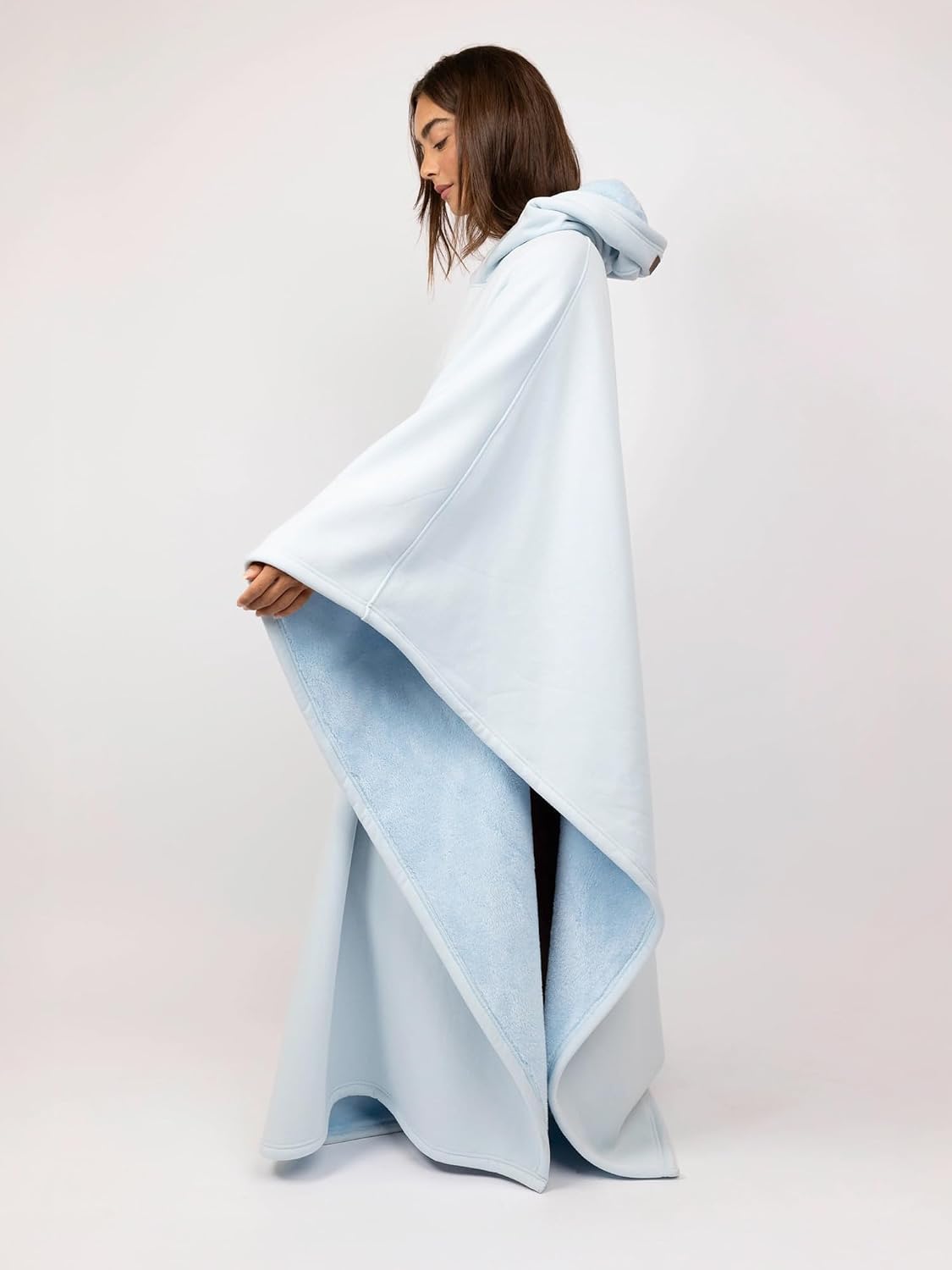FREE THE SHEEP Eden Hoodie – Oversized Weighted Hoodie Cloak with Ultra-Soft Faux Fur Liner