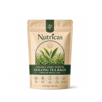 Nutricas Oolong Tea, OrganicTea Bags, Smooth Aroma, 20 Tea Bags
