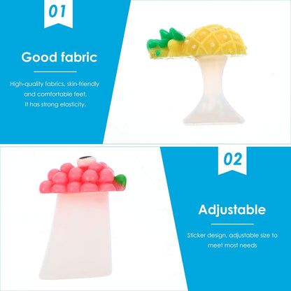 Uonlytech Nail Art 32pcs Silicone Toe Separators Flower Toe Separator Toe Nail Separators Toes Dividers Pedicures Nail Art Tools Pedicure Spacers for Nail Salon Toes Dividers