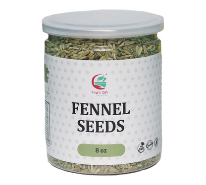 Yogi's Gift® Fennel Seeds 8oz | Whole Fennel Seeds | Premium Quality